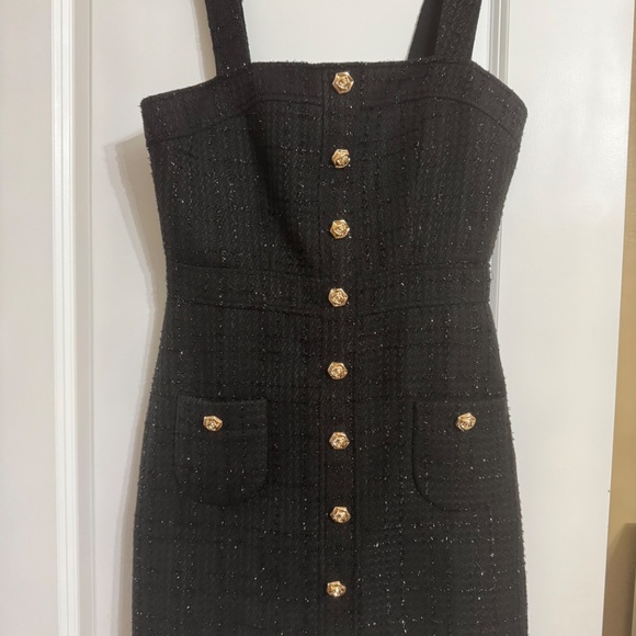 Archie Amanda uprichard black and gold dress - Picture 3 of 4